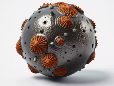 SciFi Organic Orb Asset 3D model