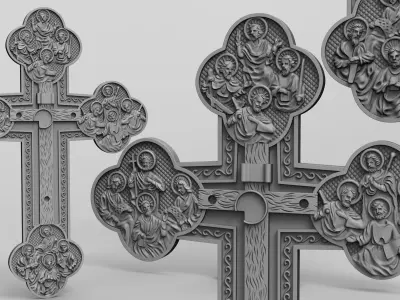 Cross christian 3D print model