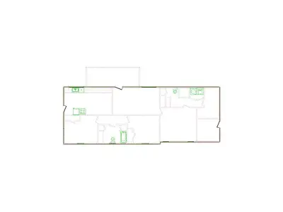 Detailed Exterior Sketch by Interior - 1501-2000 SF - Xactimate 3D model