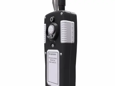 Air Particle Counter with Multiple Gas Detector  Low Poly  Low-poly 3D model