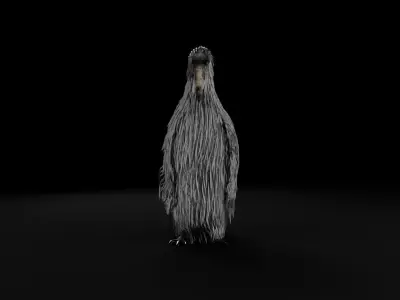opium bird 3D model