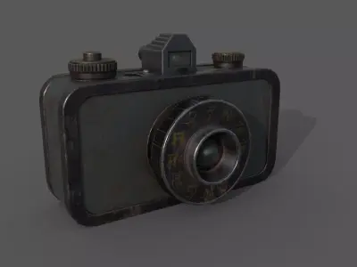 Camera Obscura Low-poly 3D model