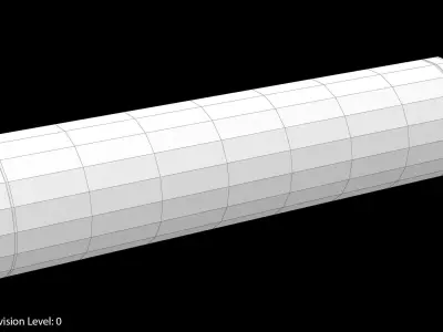 Delta Force Silencer Low-poly 3D model