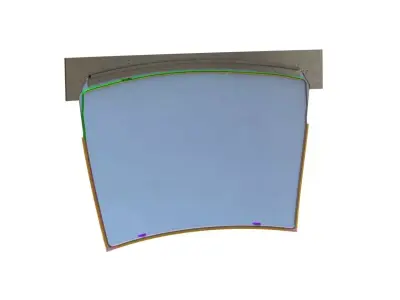 Gage Aplicacao Vedacao Vidro Front Glass Sealing Application 3D model
