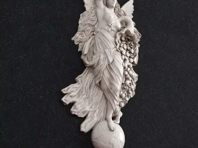 Fortune goddess 3D print model