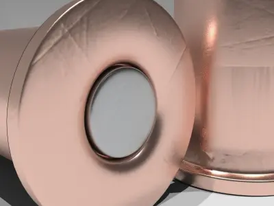 38 Special Bullet Low-poly 3D model