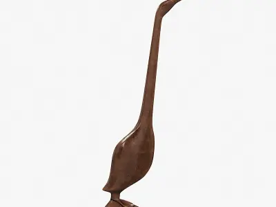Figurine goose 3D model
