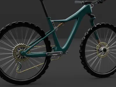 MTB Mountain Bike 2020 Model Maya Materials 3D model