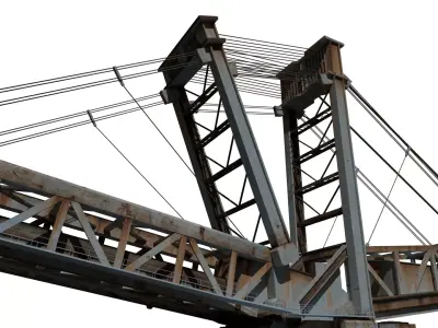 Bucket Wheel Excavator Low-poly 3D model purchase