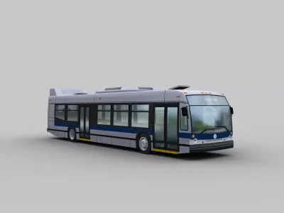 Nova Bus LFS Low-poly 3D model