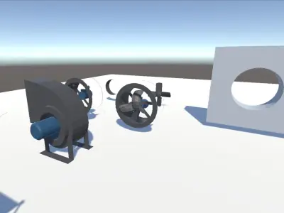 Low Vent System pack Low-poly 3D model