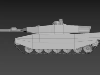 Leopard 2 A6 3D model