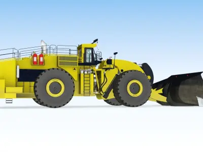 Wheel loader 3D model shop