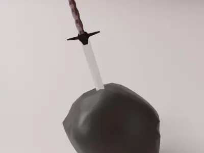 Excalibur sword 3D model order