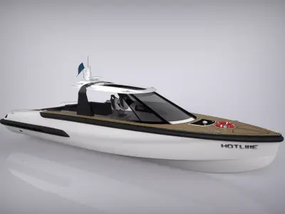 Speed boat 3D model