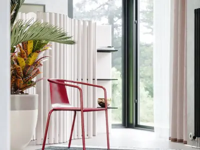  Replica iSiMAR Cafe Armchair Model, Red 