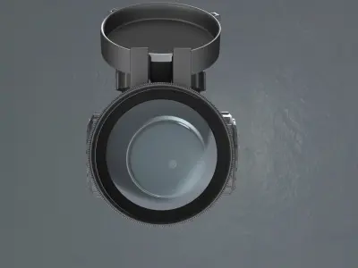Tactical Rifle Scope 3D Model 3D model