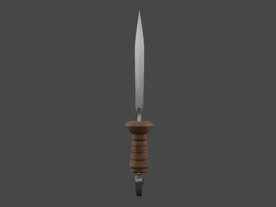 Knife Low-poly 3D model by seyit-a-yavuz55