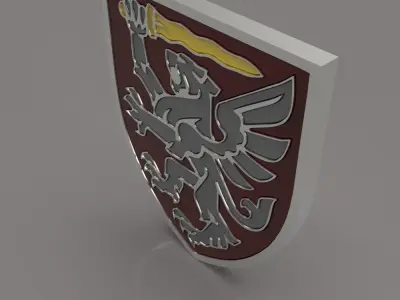 military chevron of Ukraine 3D print model