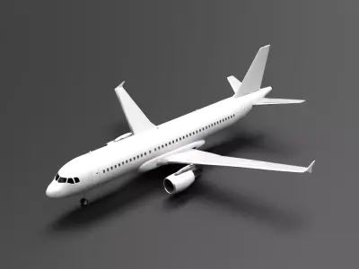 Airbus A320-200 3D model buy