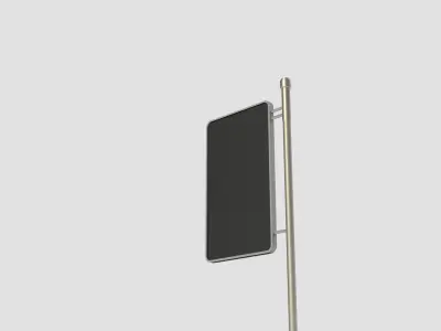 Style advertisement close to a urban street in city 3D model shop