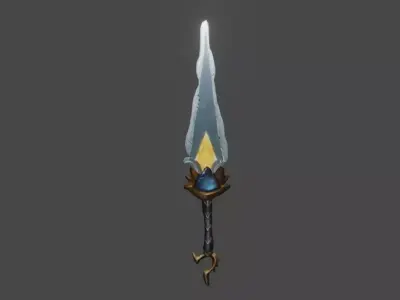 Zeloeman Sword A 16 Low-poly 3D model