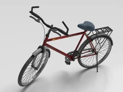 Bicycle Low-poly 3D model order