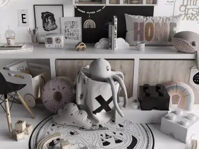 Chidren Set 1 3D model 3D model
