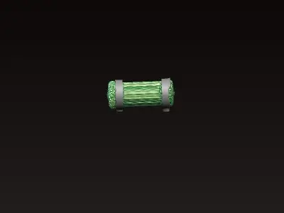 fantasy battle hammer Low-poly 3D model