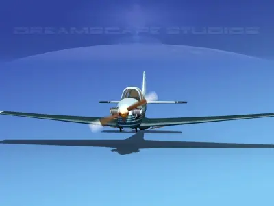 Johnston A-51A V11 3D model