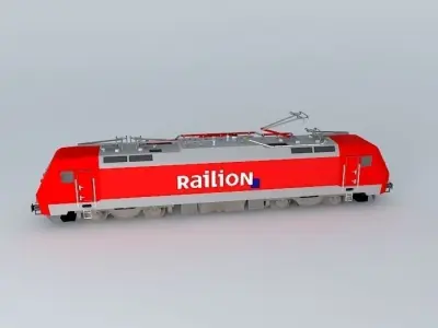 Siemens - ES 64 F4 / Series 189 / Railion Livery Free 3D model