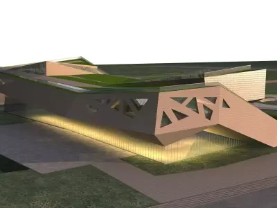 Museum Building 3D model 3