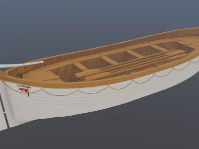 RMS Titanic Lifeboat 3D model