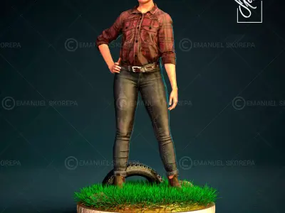 Dina - The Last of Us Part 2 3D print model