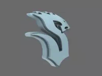 Void Serpents DV04 Shoulder Symbols RIGHT 3D print model