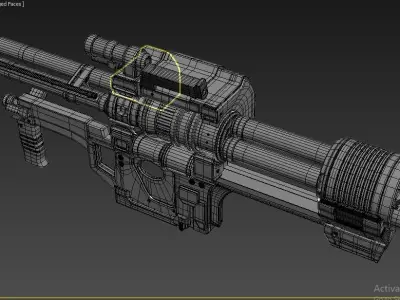 shooter-gun gun 3D model