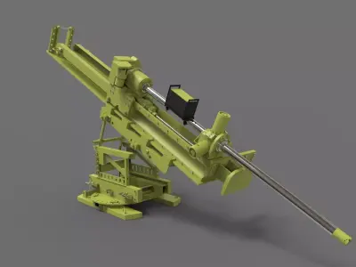 LM 75 Drill Rig 3D Model 3D model
