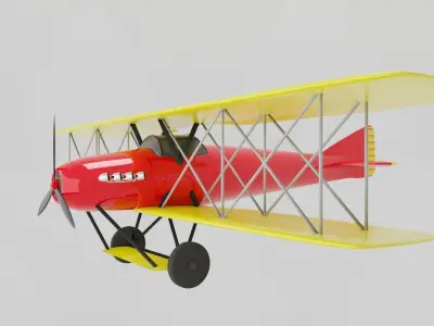 Classic Aeroplane 3D model