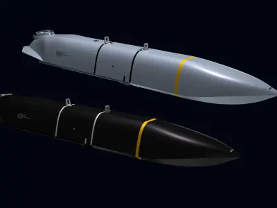 AGM-158 XR Missile 3D model