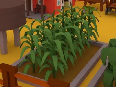 Farm Pack Free low-poly 3D model