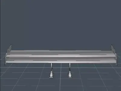 WING SPOILER GABUD Free low-poly 3D model