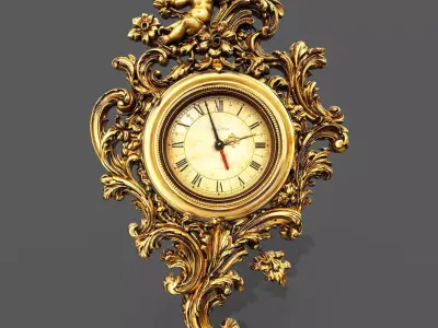  classic clock print 2 3D model