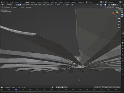 Impeller 18 blades Free low-poly 3D model