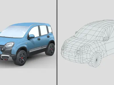 Low-Poly Car Pack 015 - Compact Commuters