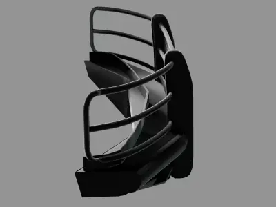Ranch Hand Front Bumper Chevy K2500 Low-poly 3D model