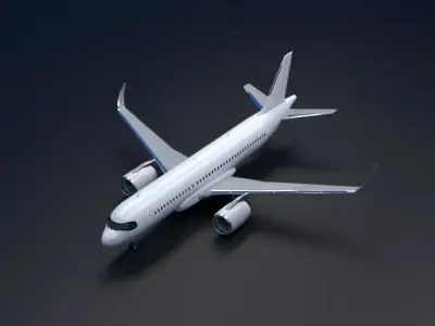 Airbus A320 NEO 3D model buy