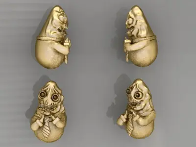 My Anxious son Uriel Pendant Free 3D print model