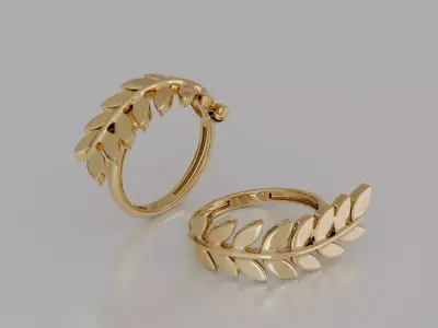 Nexamo labs Gold Ring 06 3D print model