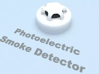 Photoelectric Smoke Detector 3D model