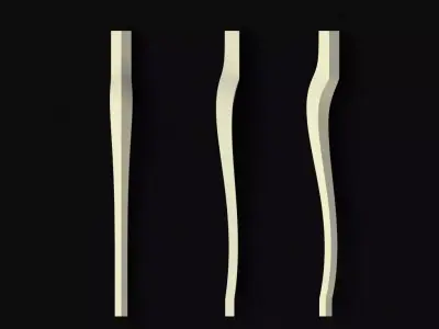 leg High quality 3d models for processing on a cnc machine  Free 3D model 9